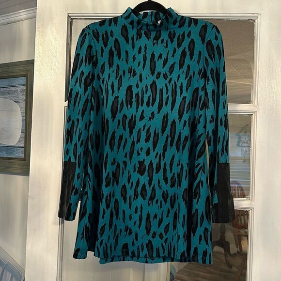 Tyler Boe Mini Dress Animal Print XS - Picture 1 of 7